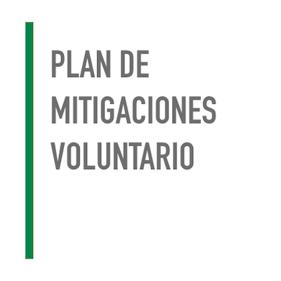 Plan de Mitigaciones Voluntario