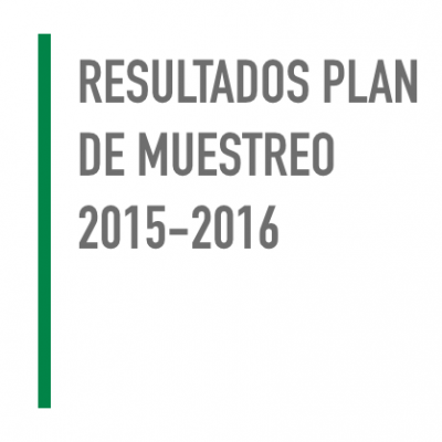 Resultados Plan de Muestreo 2015-2016
