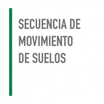 Secuencia de movimiento de suelo